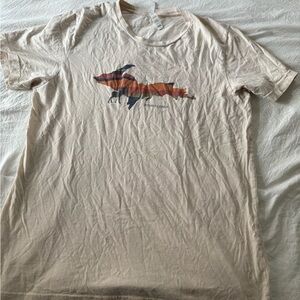 Beige Graphic T-Shirt